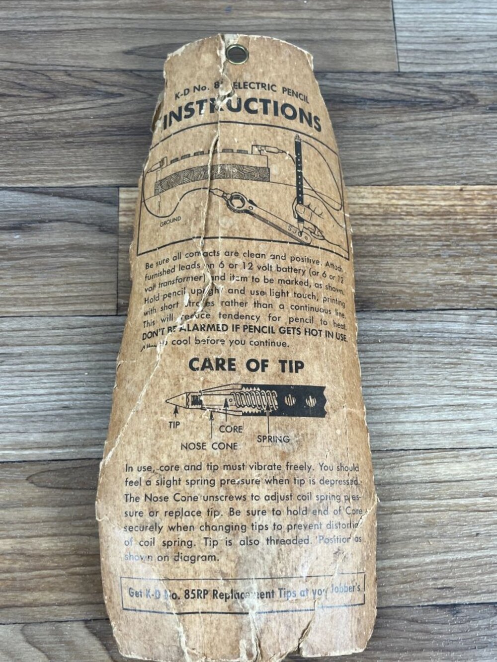 NOS Vintage KD Tools No 85 Electric Pencil Metal Engraver Marking Tool - Picture 7 of 8